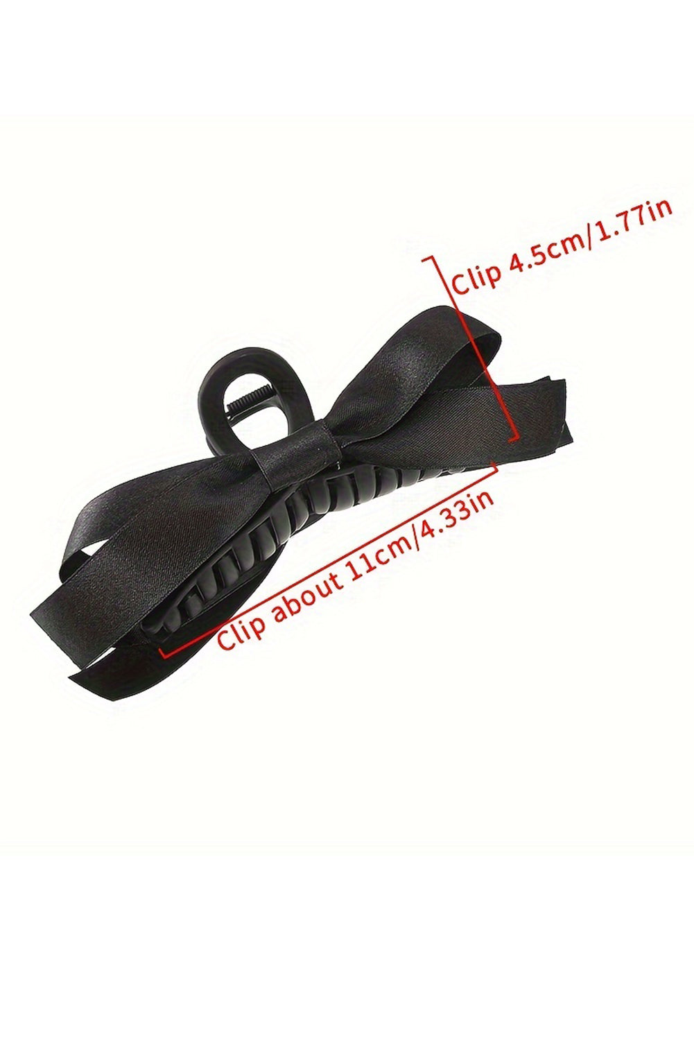 Ribbon Bow Decor Hair Clip
