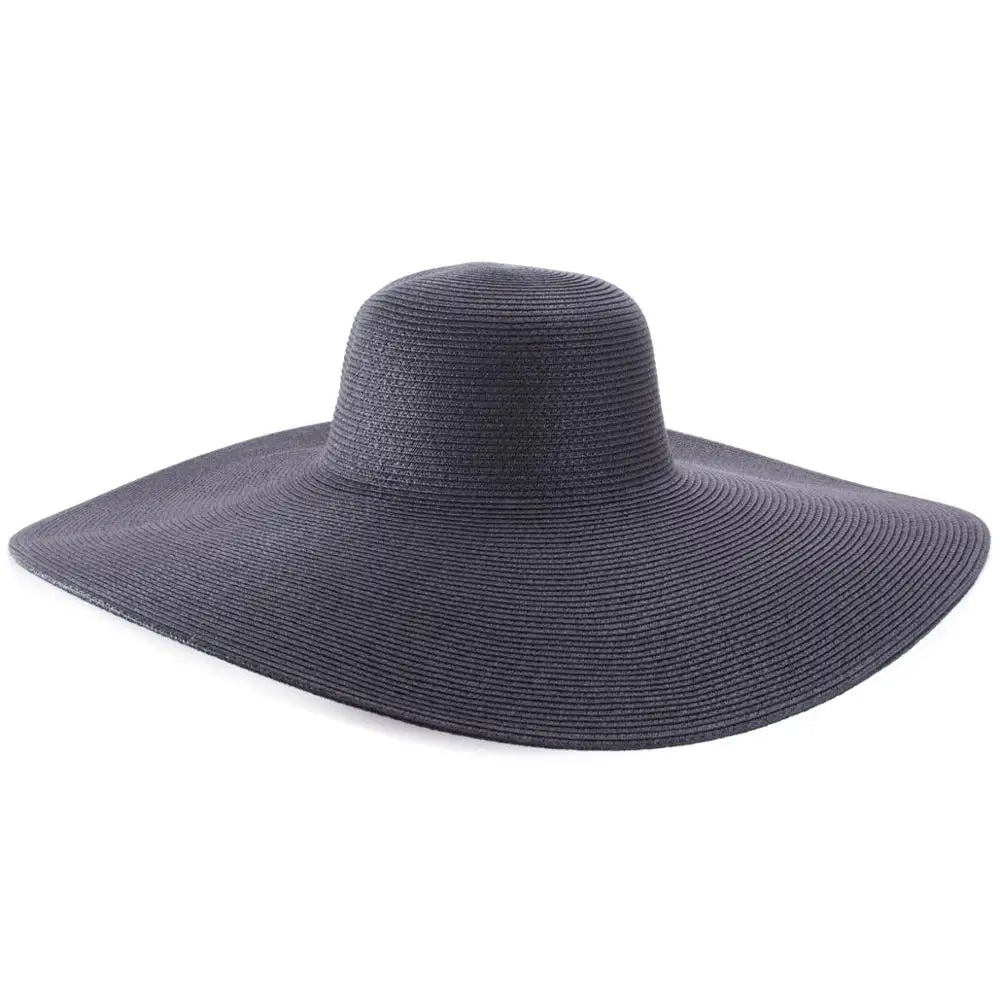 Lawliet Foldable Oversized Wide Brim Straw Hat