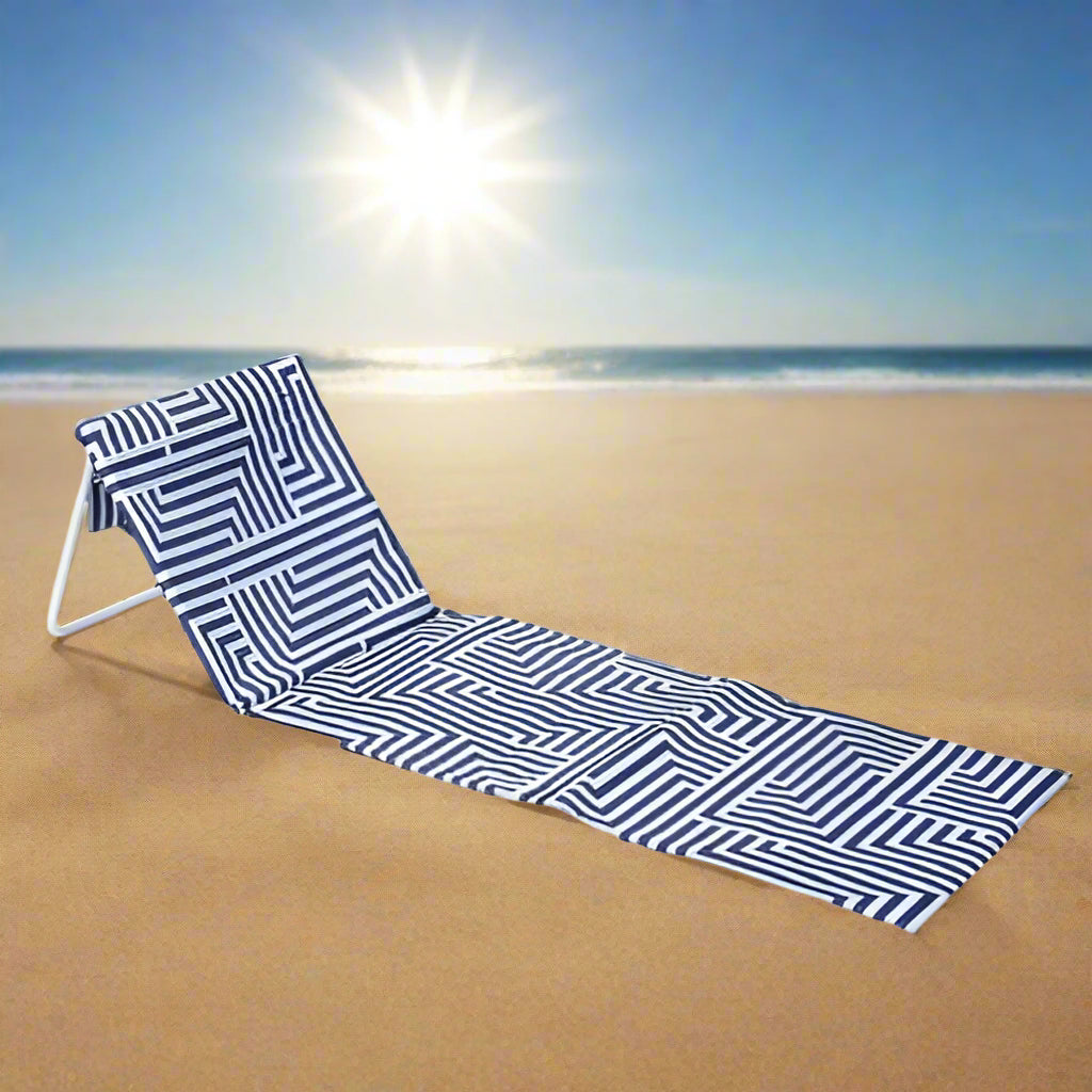 Lazy Dayz Fold Up Beach Lounger - Makena