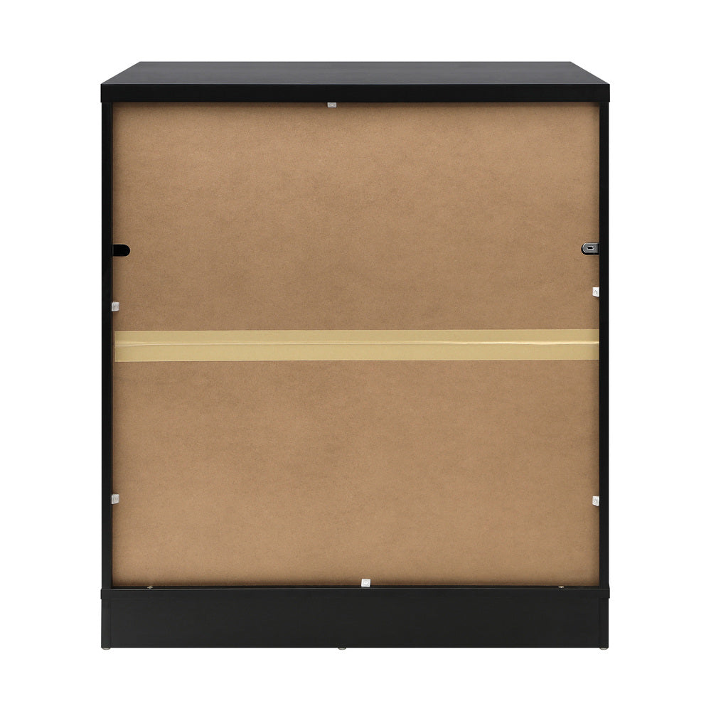 Black Chest of 5 Drawers