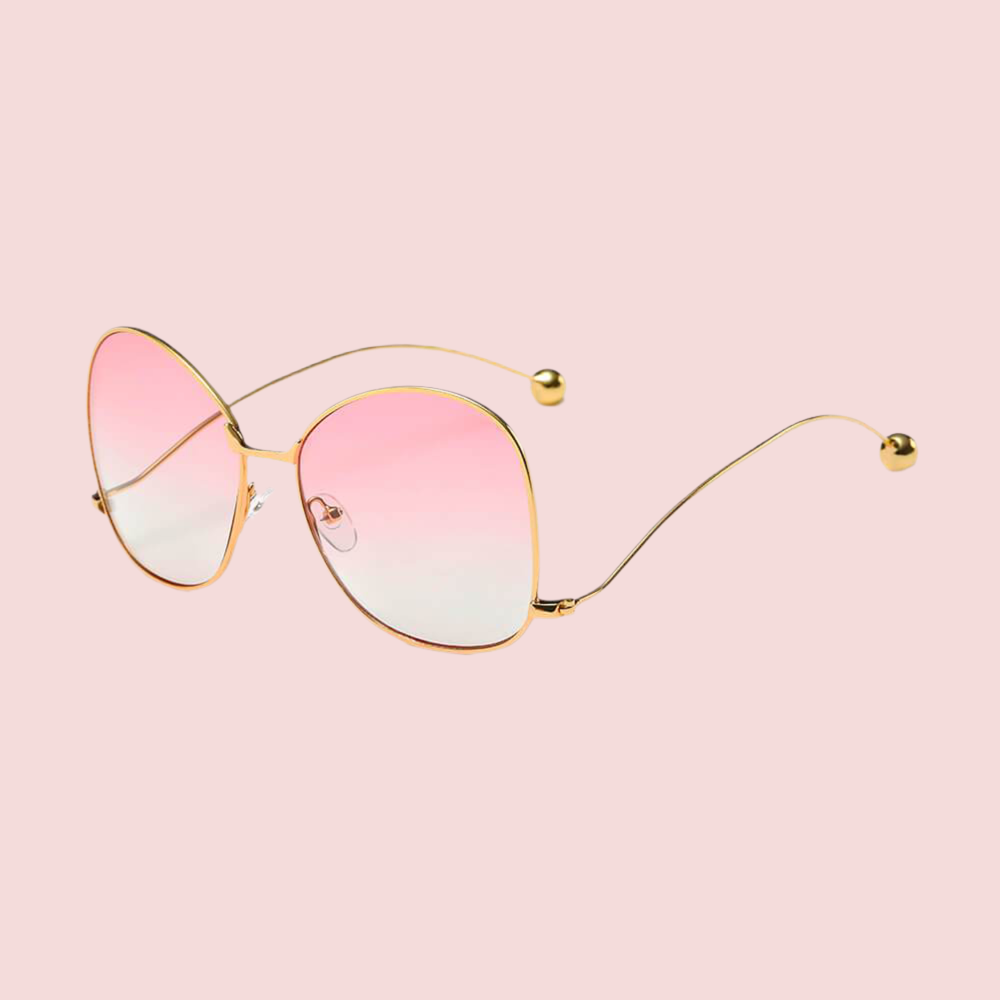 Eugene - Women's Trendy Oversized Pantone Lens Sunglasses