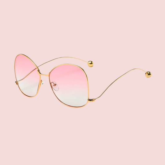 Eugene - Women's Trendy Oversized Pantone Lens Sunglasses