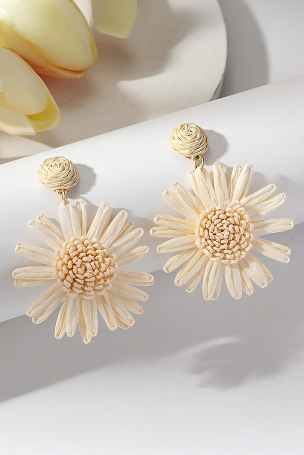 Boho Flower Drop Earrings