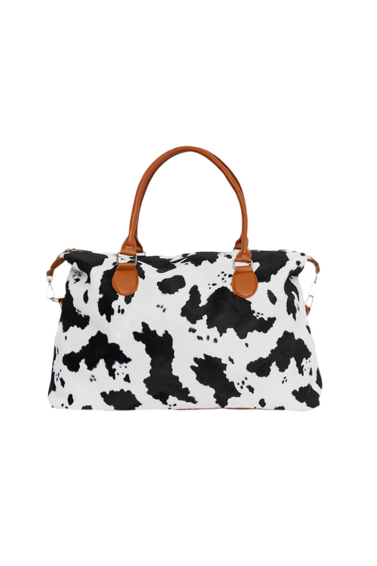 Animal Print Brushed Weekender Bag