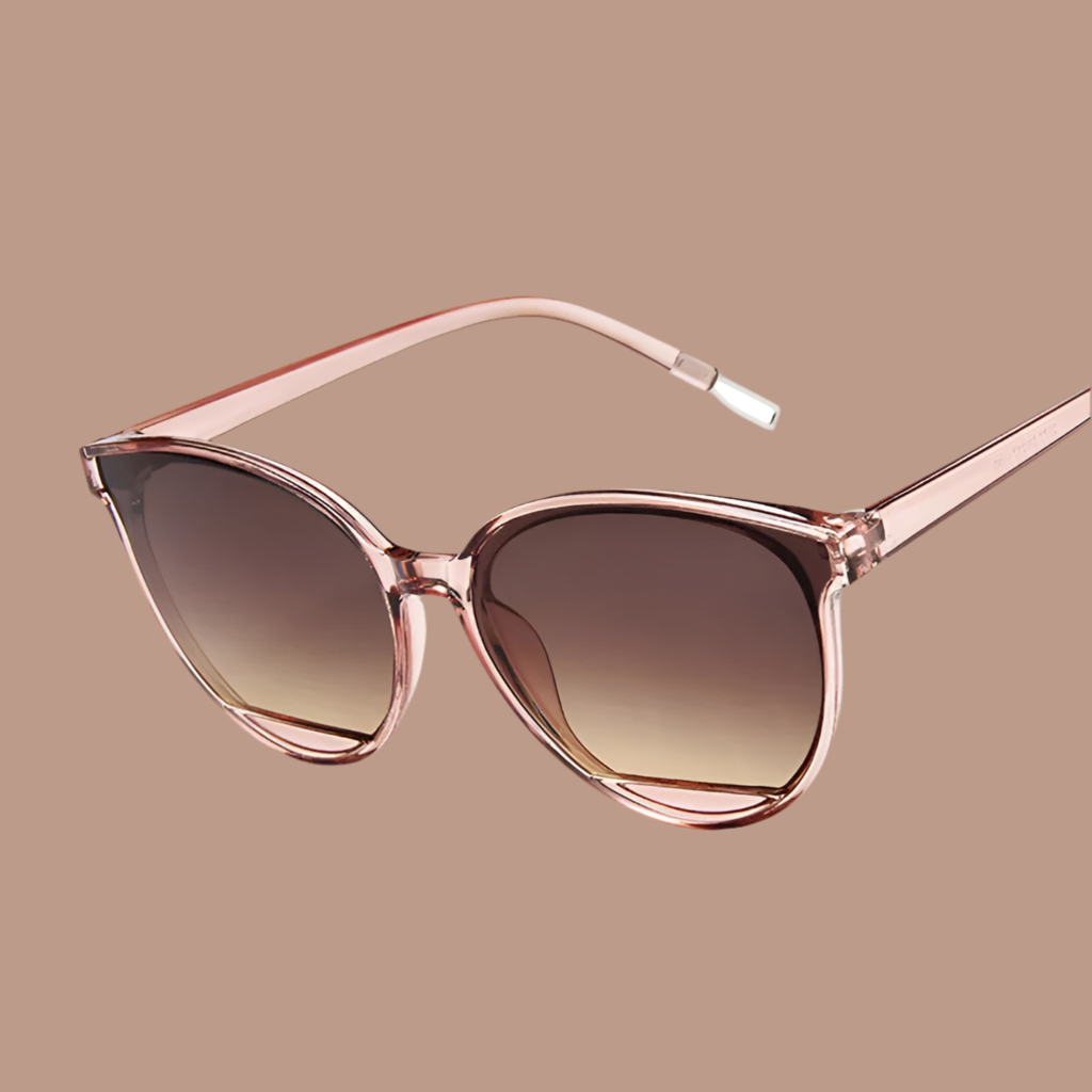 Vintage Classic Oval Red Woman Sunglasses UV400