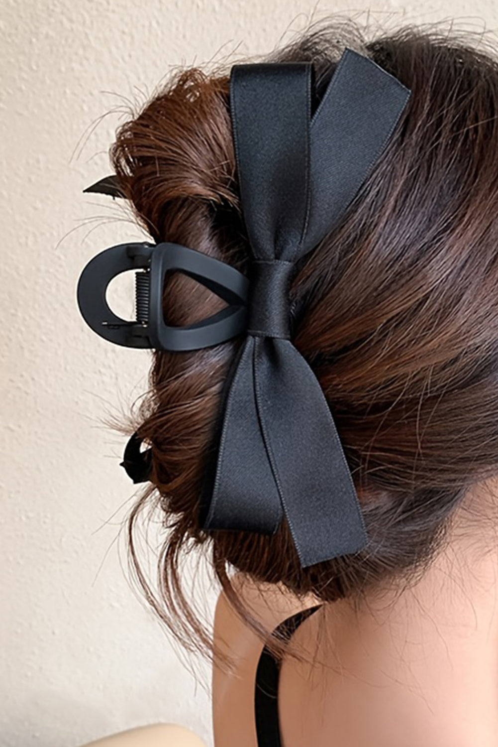 Ribbon Bow Decor Hair Clip