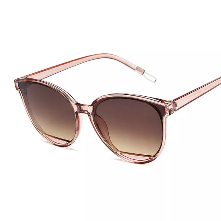 Vintage Classic Oval Red Woman Sunglasses UV400