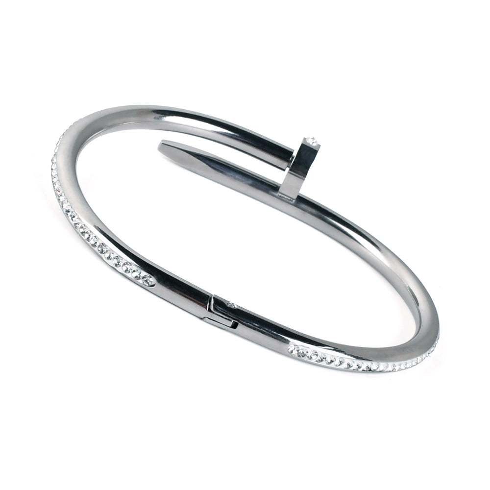 Gold Plated Bracelet with Zircon