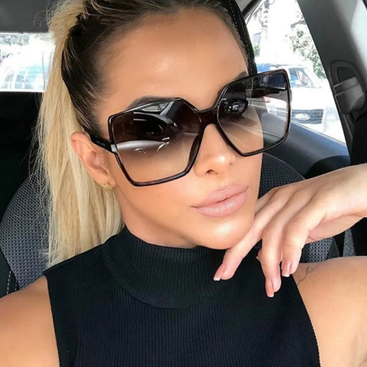 Higody Fashion Oversized Sunglasses Gradient UV400