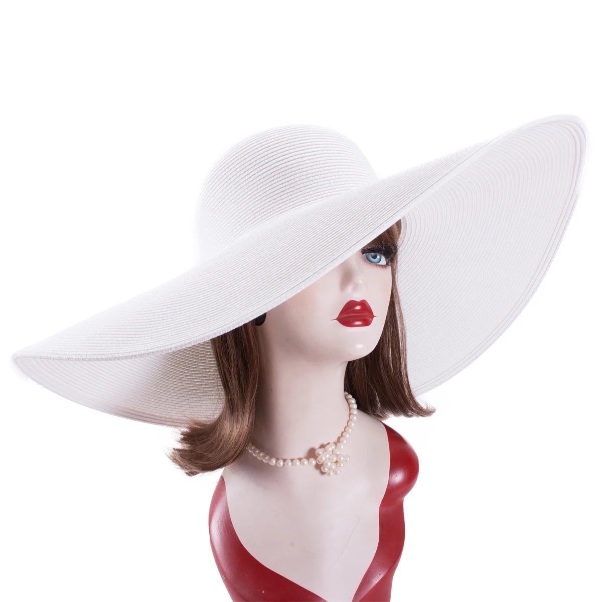 Lawliet Foldable Oversized Wide Brim Straw Hat
