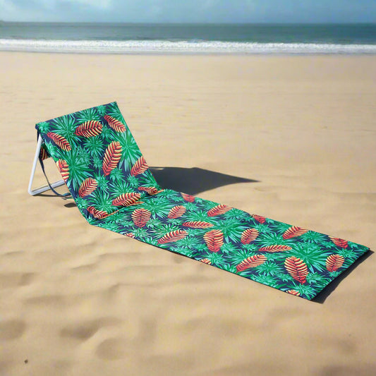 Lazy Dayz Fold Up Beach Lounger - Mossman