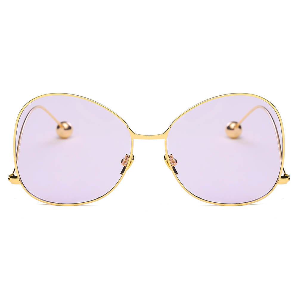 Eugene - Women's Trendy Oversized Pantone Lens Sunglasses