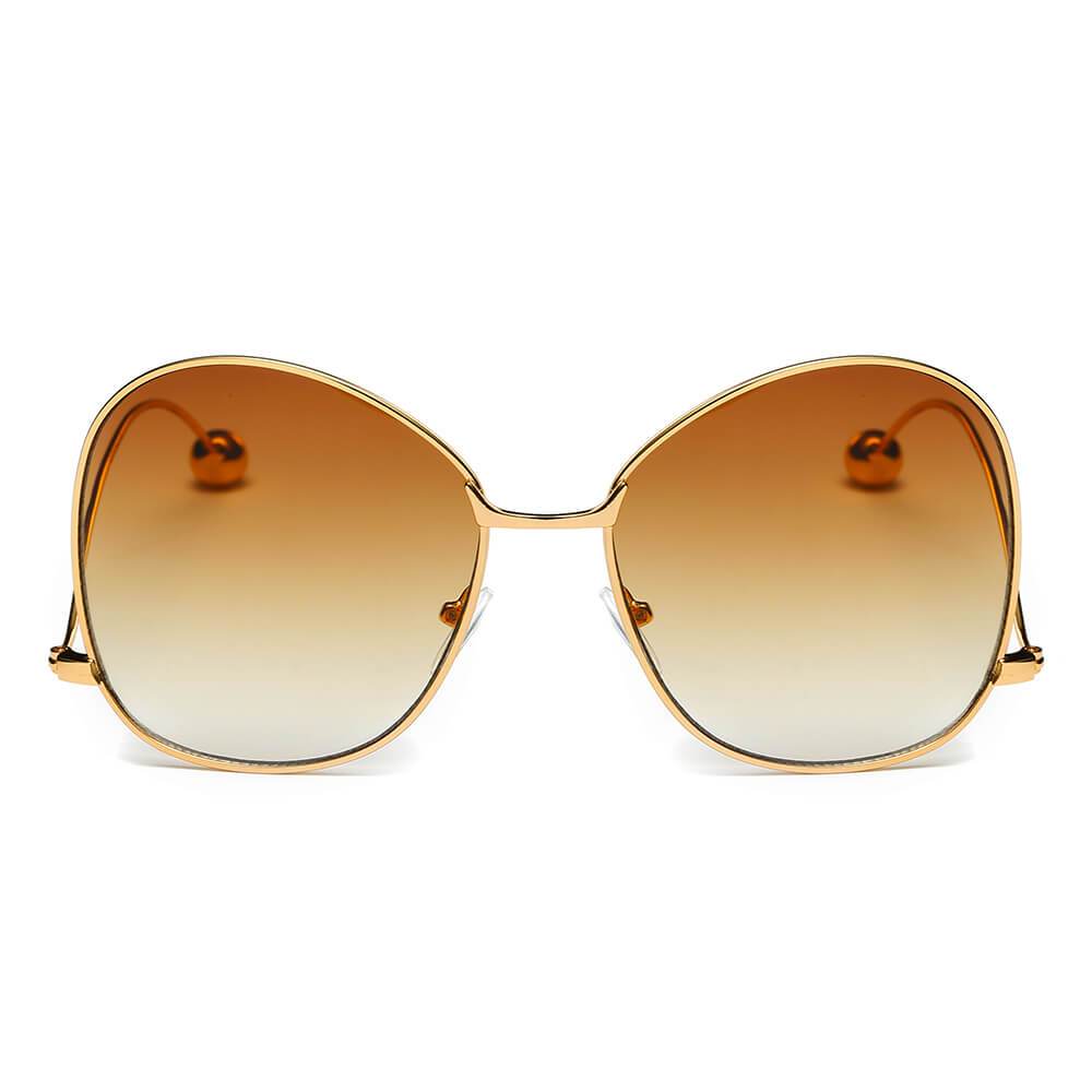 Eugene - Women's Trendy Oversized Pantone Lens Sunglasses