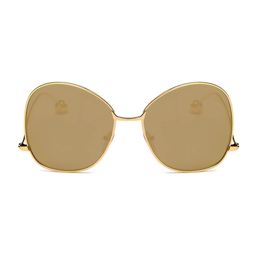 Eugene - Women's Trendy Oversized Pantone Lens Sunglasses