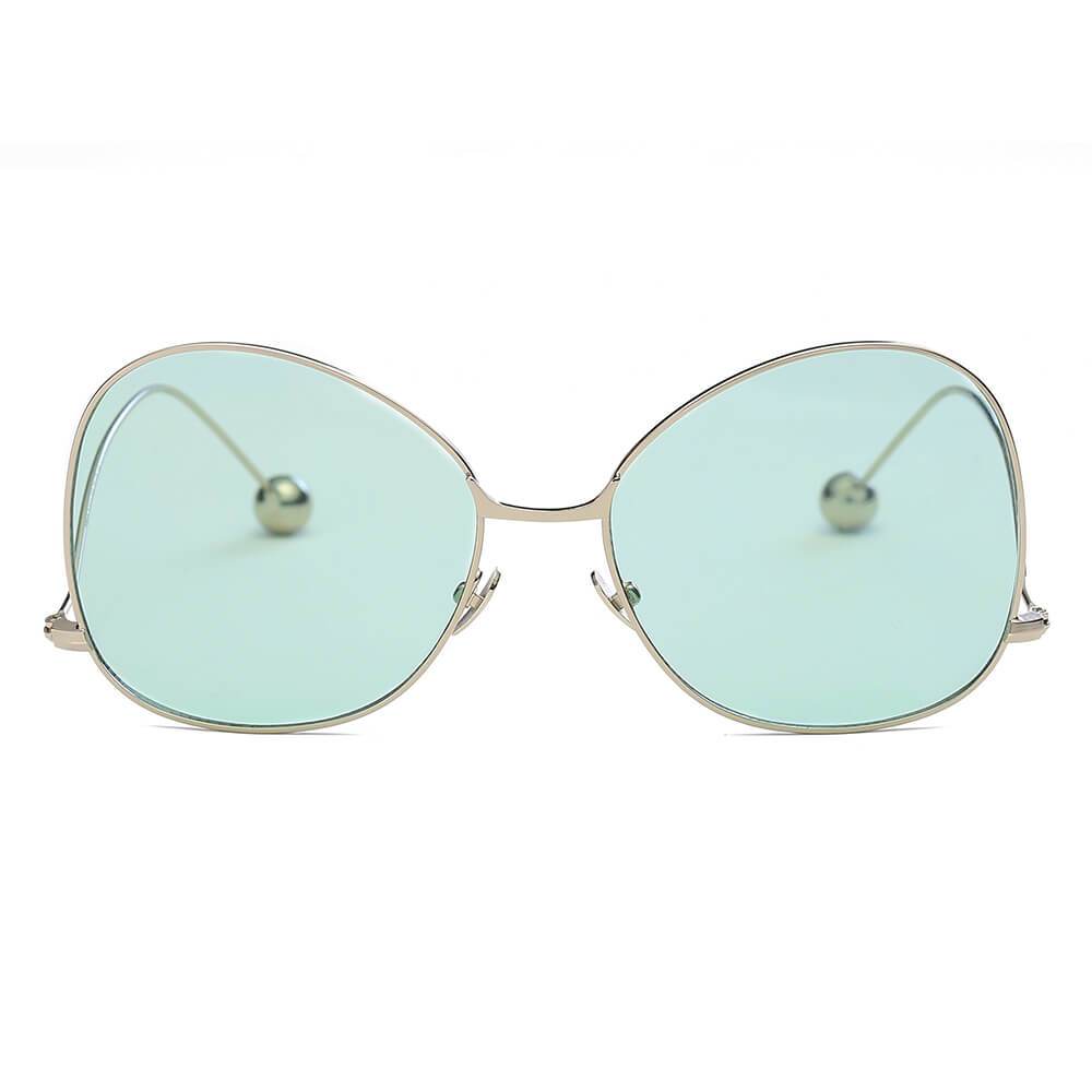 Eugene - Women's Trendy Oversized Pantone Lens Sunglasses